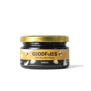 Goodfolks Bee Honey with Garlic – Ayurvedic Blend for Heart & Immunity - Image 1