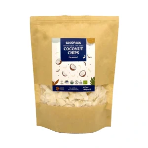Goodfolks Organic Coconut Chips – Unroasted - Image 1