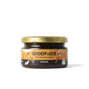 Goodfolks Bee Honey with Ginger – Ayurvedic Blend for Immunity & Digestion - Image 1
