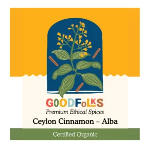 Goodfolks Organic Ceylon Cinnamon Alba Quills - Sri Lankan Spice Gift Bag - Image 1