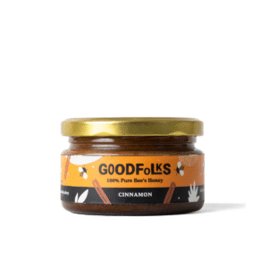 Goodfolks Bee Honey with Ceylon Cinnamon – Ayurvedic Blend for Heart & Blood Sugar - Image 1