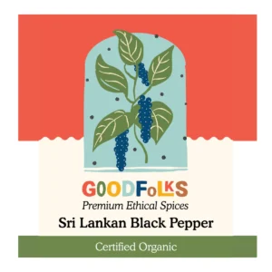 Goodfolks Organic Ceylon Black Pepper - Sri Lankan Spice Gift Bag - Image 1