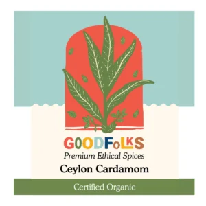 Goodfolks Organic Green Cardamom - Sri Lankan Spice Gift Bag - Image 1
