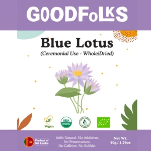 Goodfolks Blue Lotus – Ceremonial Grade Dried Whole Flower - Image 1